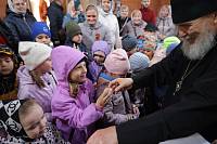 Престольный праздник в Георгиевском храме города Павловский Посад 