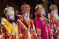 Пасхальная великая вечерня в Храме Христа Спасителя