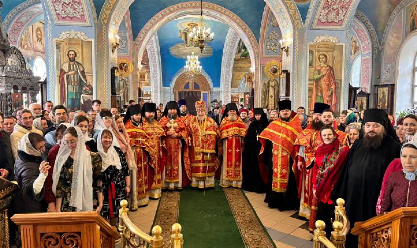 Пасхальное посещение Покровско-Васильевского мужского монастыря