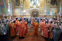 Архиерейское богослужение в Троицком соборе г. Щёлково 