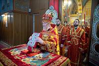 Архиерейское богослужение в Троицком соборе г. Щёлково 