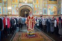 Архиерейское богослужение в Троицком соборе г. Щёлково 