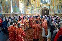 Архиерейское богослужение в Троицком соборе г. Щёлково 
