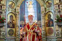Архиерейское богослужение в Троицком соборе г. Щёлково 