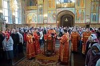 Архиерейское богослужение в Троицком соборе г. Щёлково 