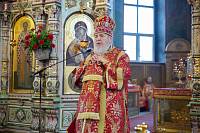 Архиерейское богослужение в Троицком соборе г. Щёлково 