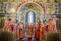 Архиерейское богослужение в Троицком соборе г. Щёлково 
