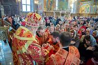 Архиерейское богослужение в Троицком соборе г. Щёлково 