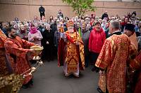 Архиерейское богослужение в Троицком соборе г. Щёлково 