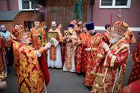 Архиерейское богослужение в Троицком соборе г. Щёлково 