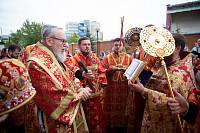 Архиерейское богослужение в Троицком соборе г. Щёлково 