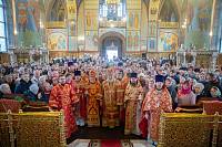Архиерейское богослужение в Троицком соборе г. Щёлково 