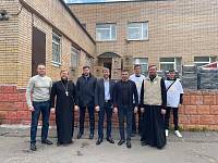 Пасхальное поздравление военнослужащих в военно-морском клиническом госпитале имени Бурденко в Купавне