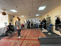 Пасхальное поздравление военнослужащих в военно-морском клиническом госпитале имени Бурденко в Купавне