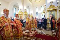 Патриаршее богослужение в Георгиевском соборе г. Одинцово