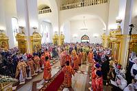 Патриаршее богослужение в Георгиевском соборе г. Одинцово