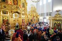 Патриаршее богослужение в Георгиевском соборе г. Одинцово