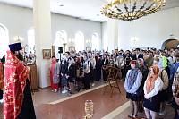 Молебен перед началом экзаменов для выпускников школ Павловского Посада