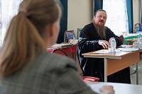 Защита выпускных квалификационных работ слушателями Миссионерско-катехизаторских курсов в Орехово-Зуеве