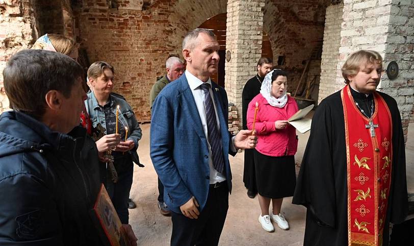 Престольный праздник в Иоанно-Богословском храме деревни Корпуса