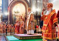 Патриаршее богослужение в Храме Христа Спасителя