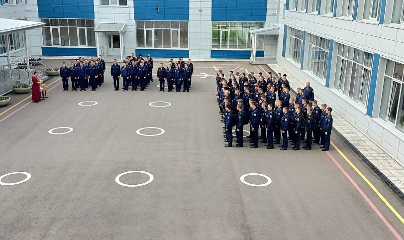 Молебен во фрязинской кадетской школе-интернате