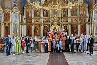 Выпускной в детской школе искусств при Богоявленском соборе Ногинска 