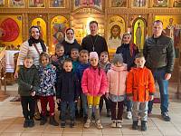 Посещение Неопалимовского храма Балашихи воспитанниками детского сада
