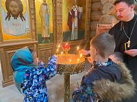 Посещение Неопалимовского храма Балашихи воспитанниками детского сада
