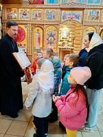 Посещение Неопалимовского храма Балашихи воспитанниками детского сада