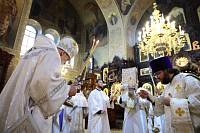 Архиерейское богослужение в Вознесенском храме города Павловский Посад 