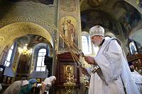 Архиерейское богослужение в Вознесенском храме города Павловский Посад 