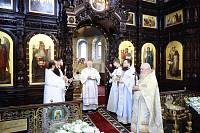 Архиерейское богослужение в Вознесенском храме города Павловский Посад 