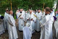 Великое освящение храма Игоревской иконы Божией Матери в Балашихе и закладка нового каменного храма