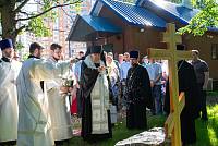 Великое освящение храма Игоревской иконы Божией Матери в Балашихе и закладка нового каменного храма