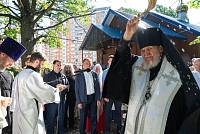 Великое освящение храма Игоревской иконы Божией Матери в Балашихе и закладка нового каменного храма