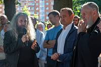 Великое освящение храма Игоревской иконы Божией Матери в Балашихе и закладка нового каменного храма