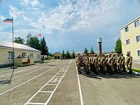 Открытие военных сборов в воинской части города Электрогорск