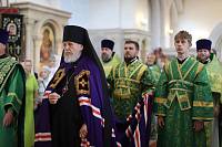 Архиерейское богослужение в Троицком храме города Электроугли 