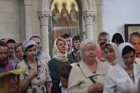 Архиерейское богослужение в Троицком храме города Электроугли 