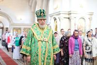 Архиерейское богослужение в Троицком храме города Электроугли 