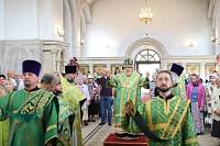 Архиерейское богослужение в Троицком храме города Электроугли 