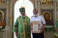 Архиерейское богослужение в Троицком храме города Электроугли 