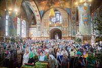 Престольный праздник в Троицком соборе города Щёлково