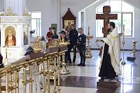 Отпевание воина в Электрогорске