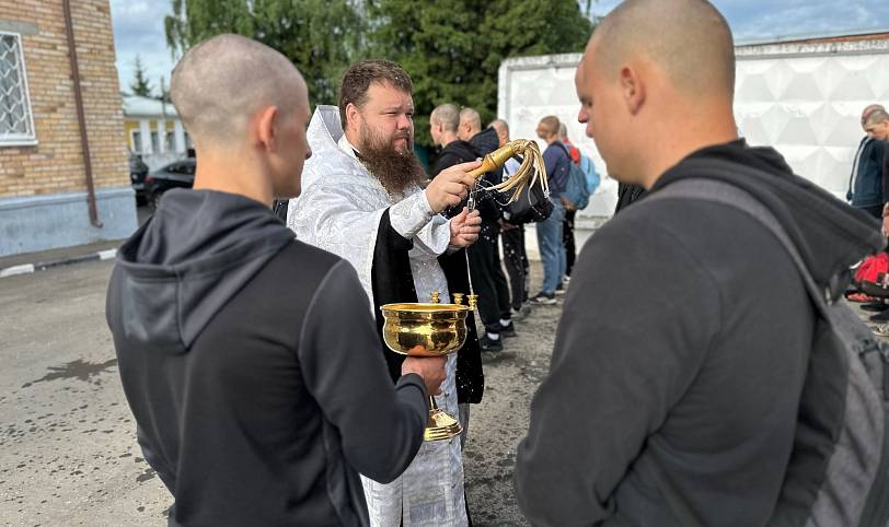 Проводы призывников в Павловском Посаде