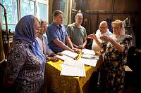 Архиерейское богослужение в Христорождественском храме села Заозерье 