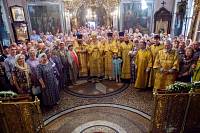 Архиерейское богослужение в Христорождественском храме села Заозерье 