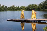 Архиерейское богослужение в Христорождественском храме села Заозерье 