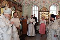 Архиерейское богослужение в Никольском храме Балашихи
